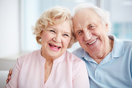 elderly couple