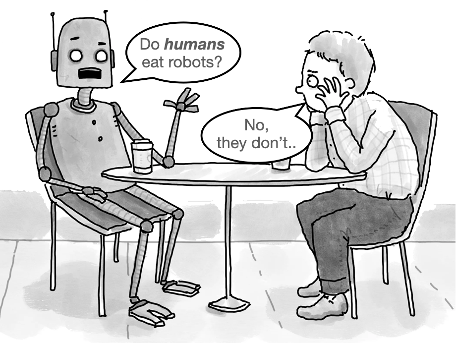 human and robot